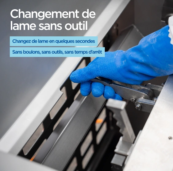 Guardian — Changement de lame sans outil