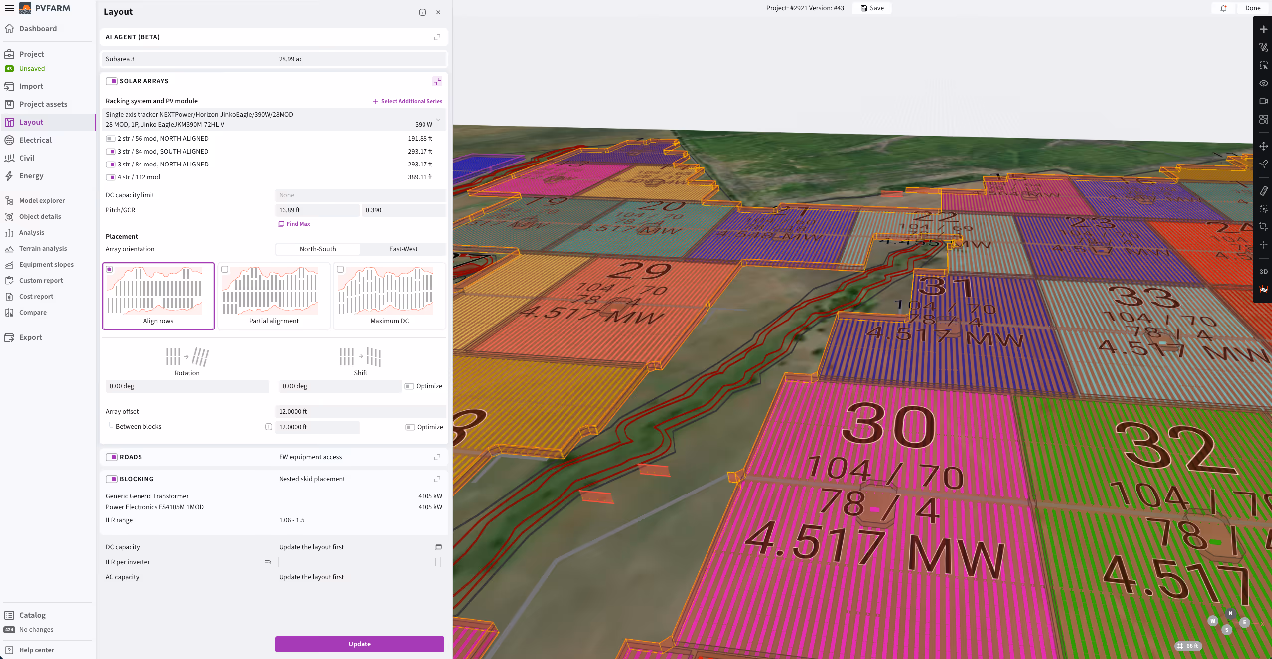 PV Farm Interface