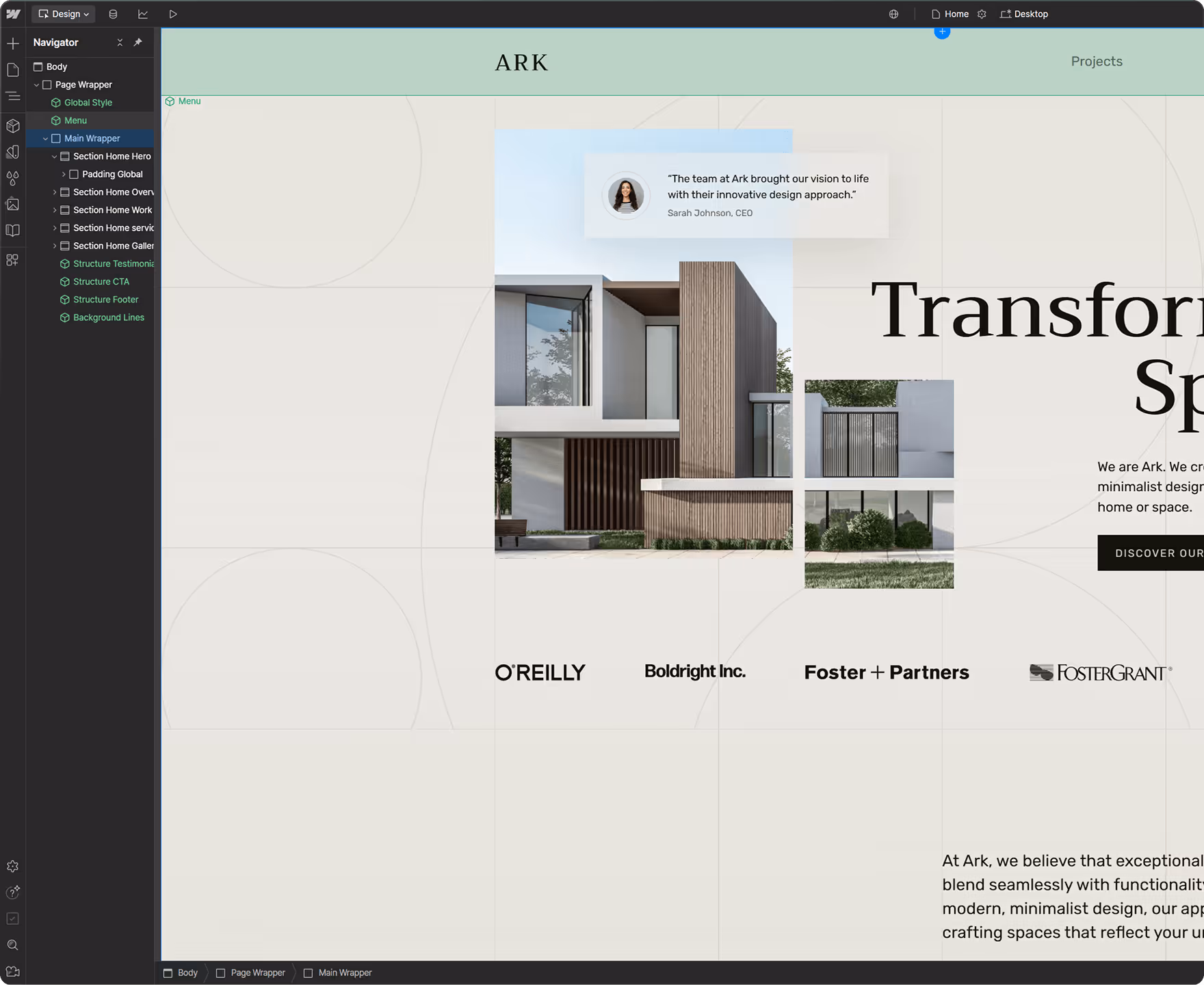 Webflow development services to build and scale business websites