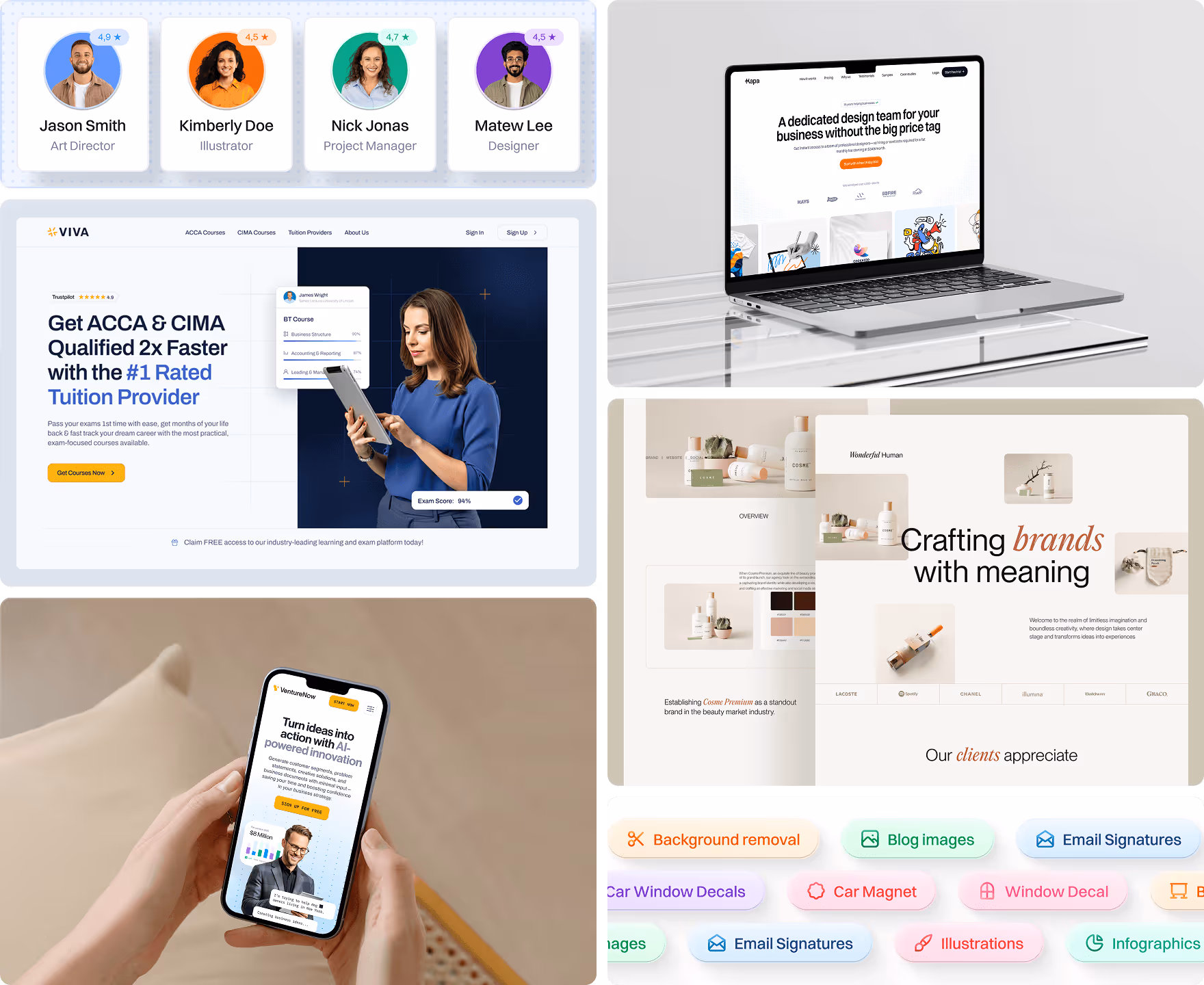 Web design services focused on conversions and user experience