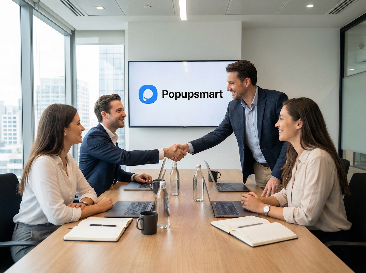 Marketing agency meeting