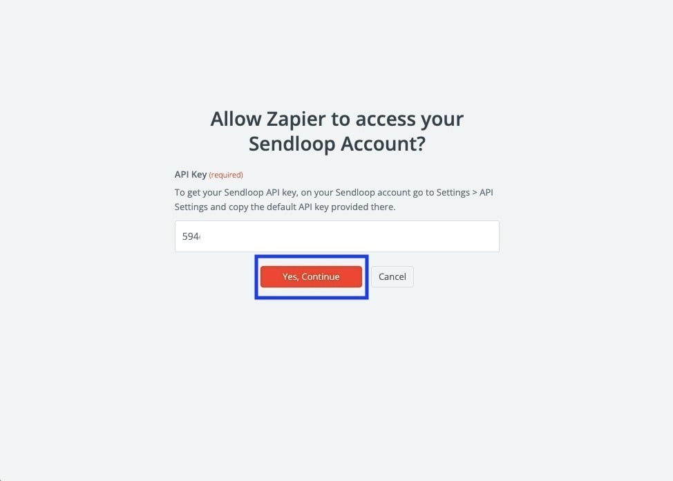 sendloop integration