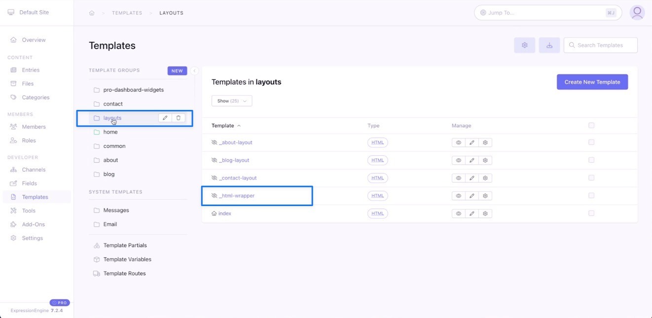 layouts expressionengine