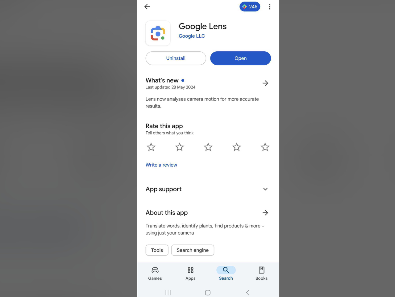 Install or Update Google Lens