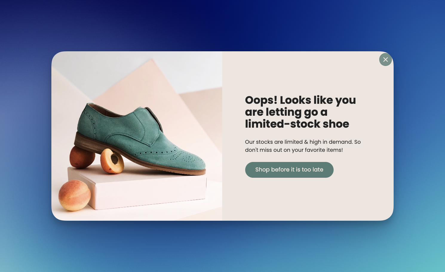 Image showing a popup from Popupsmart exemplifying "Sales Promotion"