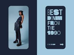 Hiut Denim's mobile website's image exemplifying responsiveness.