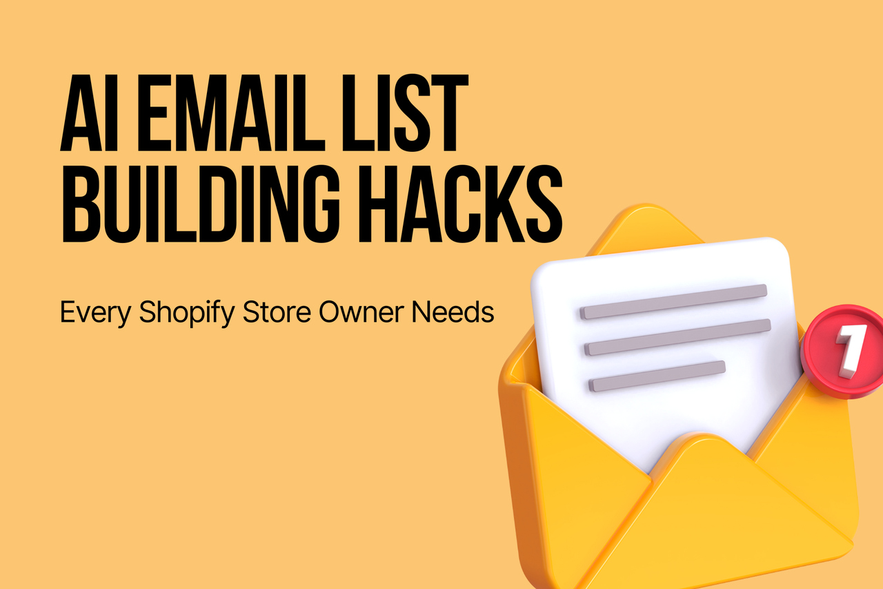 AI email list building hacks every Shopify store owner needs – guide to building high-quality email lists with AI-powered tools