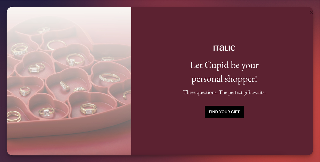 3. Personalized gift quizzes