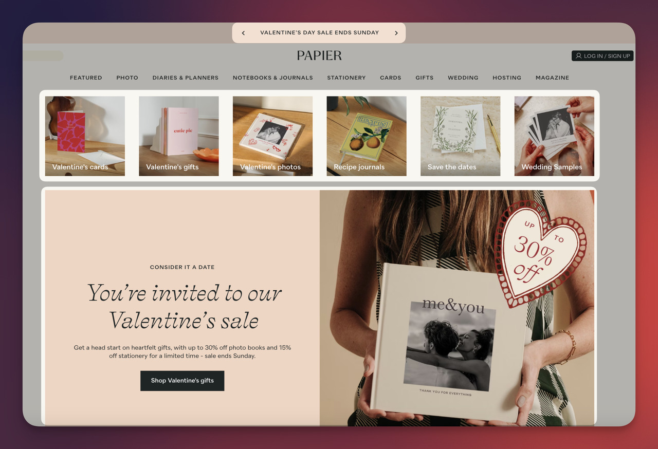 4. Sitewide discounts & promotions