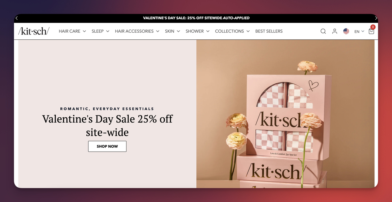 4. Sitewide discounts & promotions