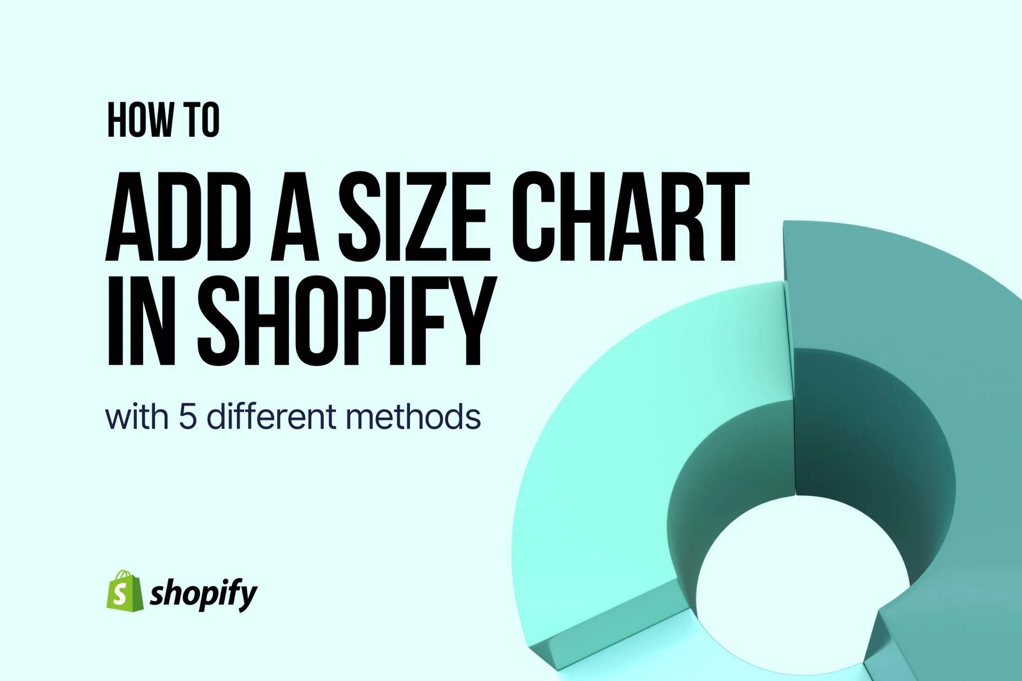 How to Add a Size Chart in Shopify with 5 Different Methods