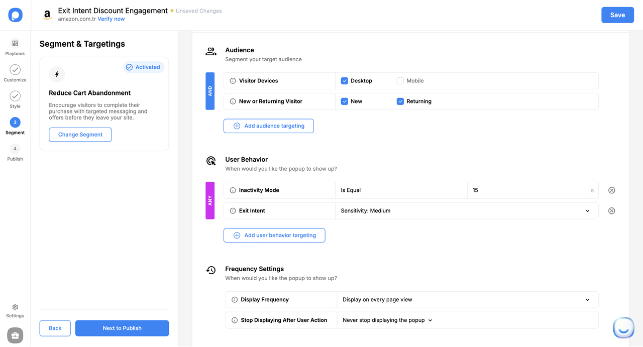 Image showing Step 4 – Set Targeting & Display Rules