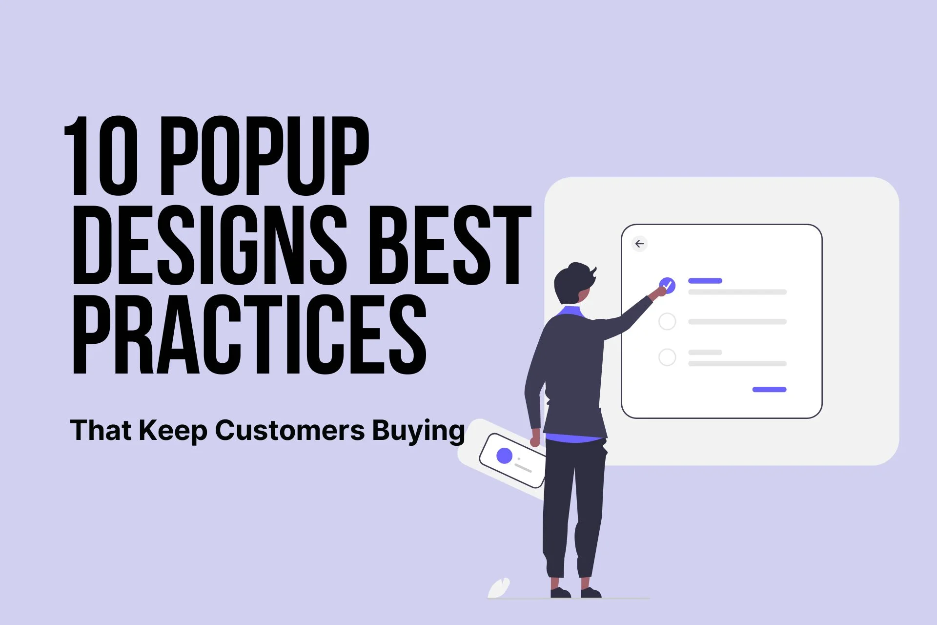 10 Popup Design Best Practices That Keep Customers Buying