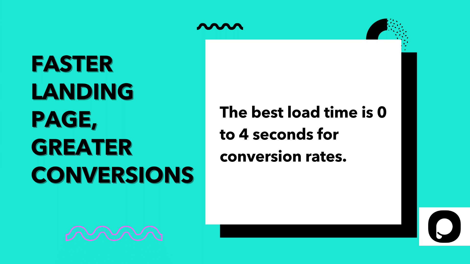 Page speed benchmark data showing optimal 2-3 second load time for landing pages