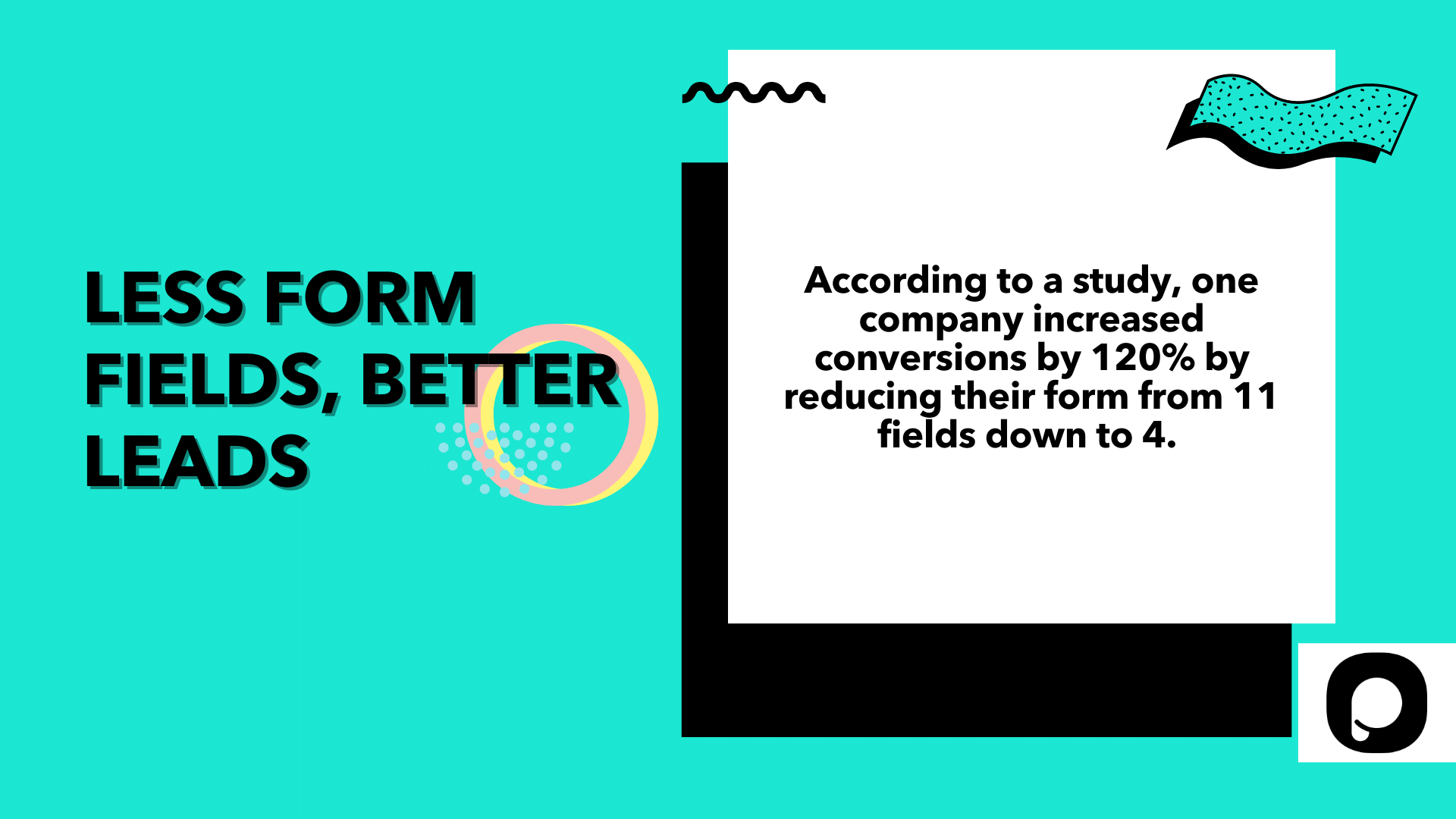 Landing page form field reduction showing impact on conversion rate improvement