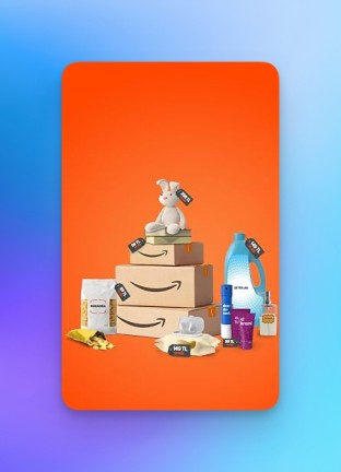 Amazon behavioral marketing example featuring personalized product recommendations and shopping behavior-based targeting