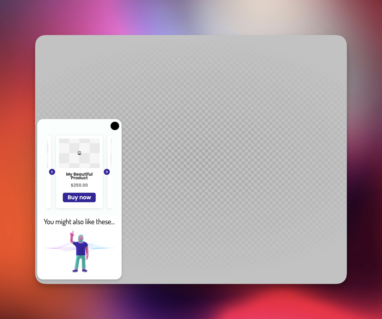 Popupsmart's bundle & upsell popup example.
