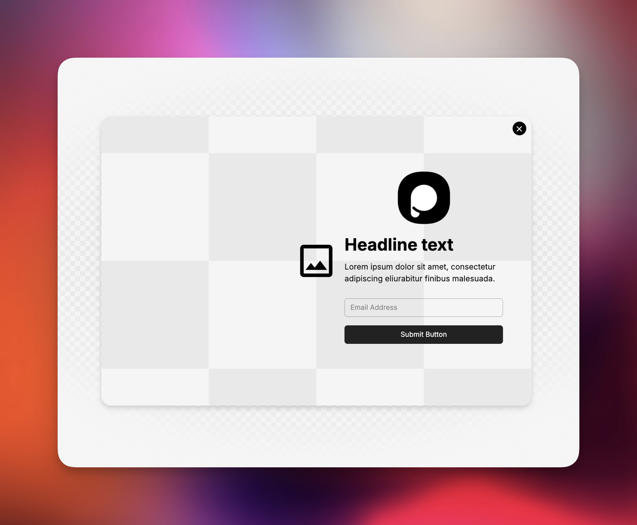 Popupsmart's email capture value stack popup example.