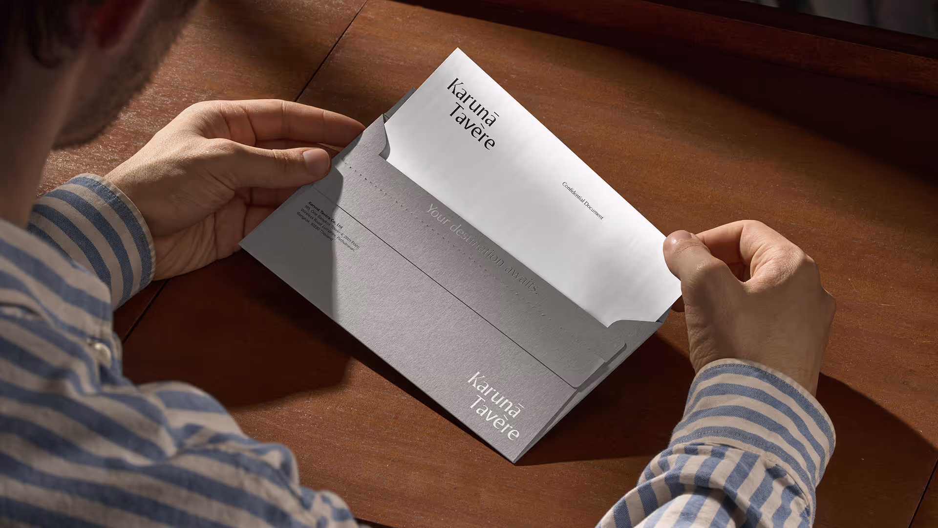 Brand identity for a private luxury living advisory.