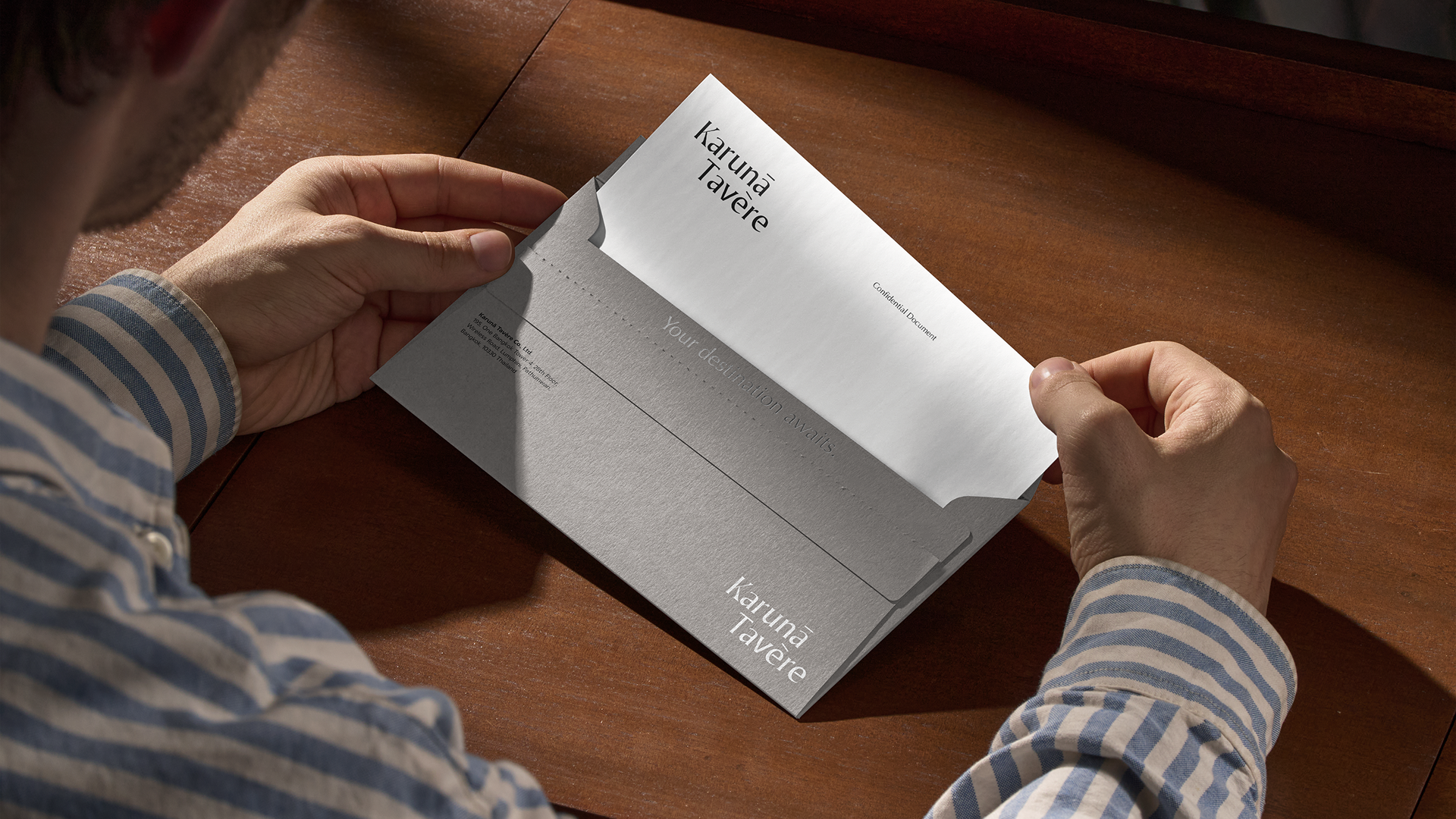 Brand identity for a private luxury living advisory.