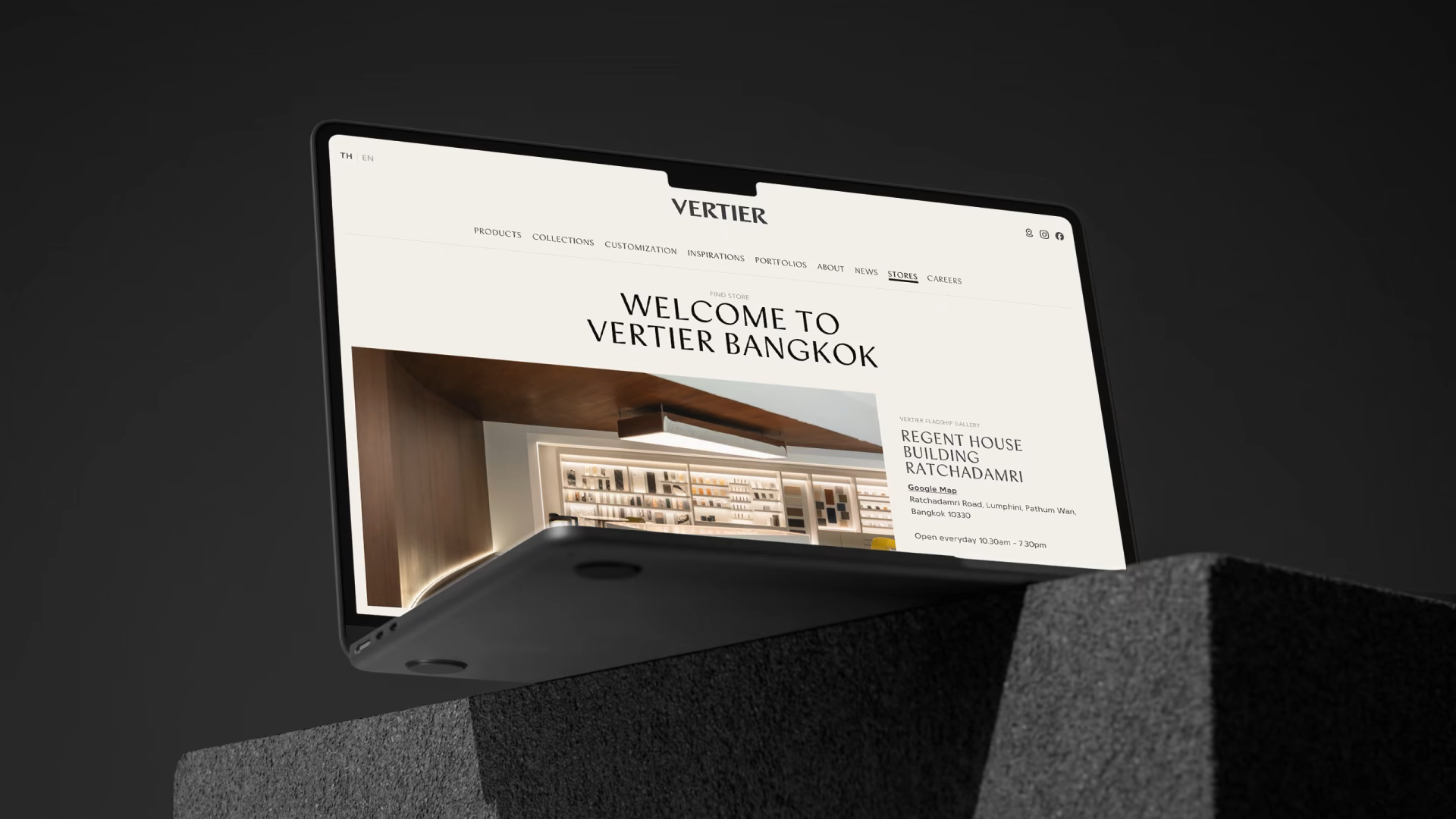 Website and Catalogue Design for Vertier