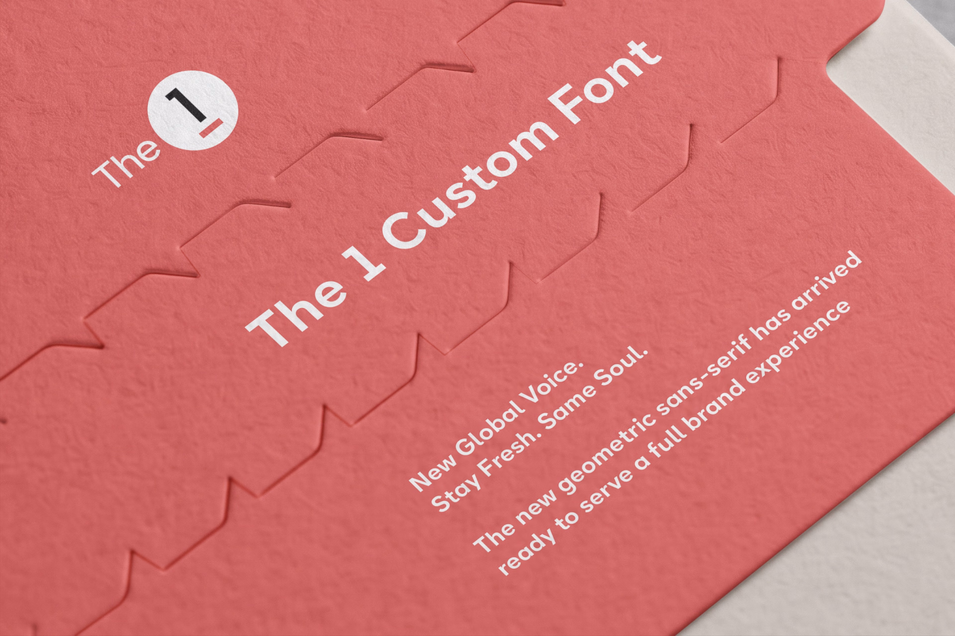 The 1 Custom Font