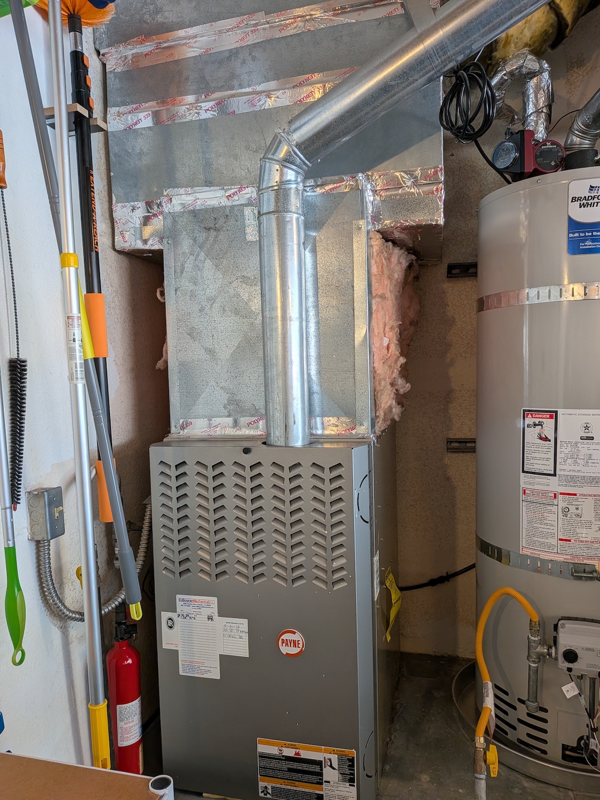 Before HVAC work