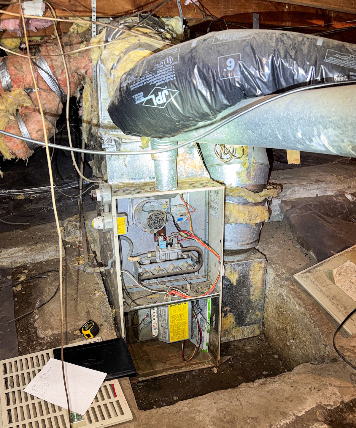 Before HVAC work