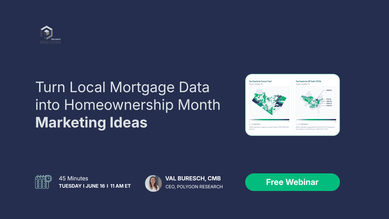On-demand webinar about using mortgage data for homeownership marketing