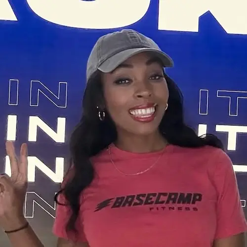Hey! I’m Coach Lex — born in Florida raised in sunny southern California, which probably explains my love for the outdoors, good vibes, and a solid pair of sunglasses. I fell in love with fitness through my own weight loss journey, and for the past 8 years, I’ve been helping others crush their goals and feel their absolute best. I’m a certified coach, nutrition, health and wellness professional , a proud mom, and a firm believer in mind body spirit!. Outside the gym, you can find me traveling, hiking, camping, or chasing my son around (which definitely counts as cardio). I'm pumped to be part of the Basecamp Fitness crew and can't wait to move with you!