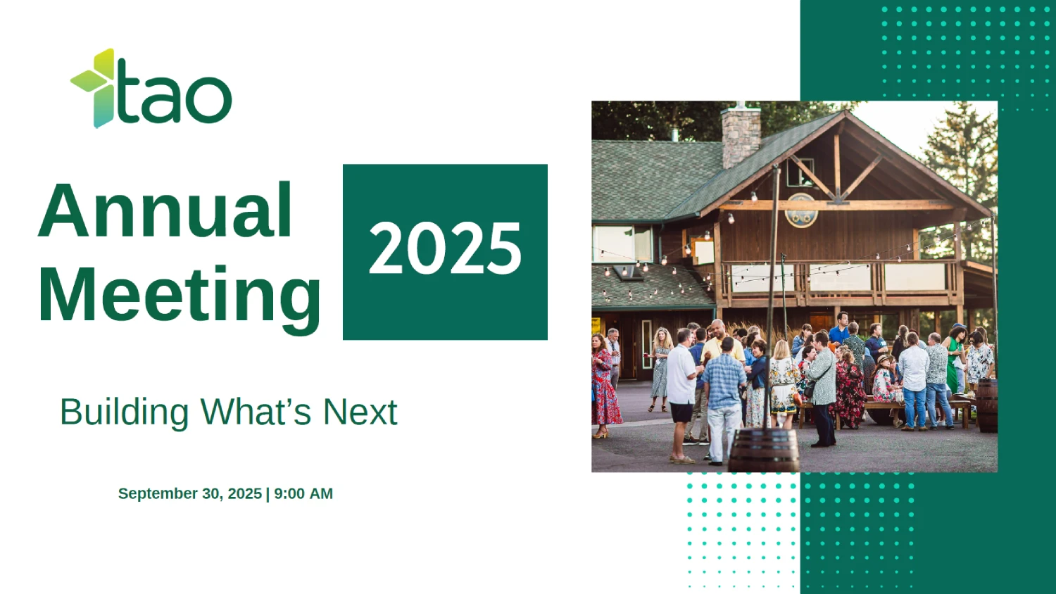 TAO Completes 2025 Annual Meeting