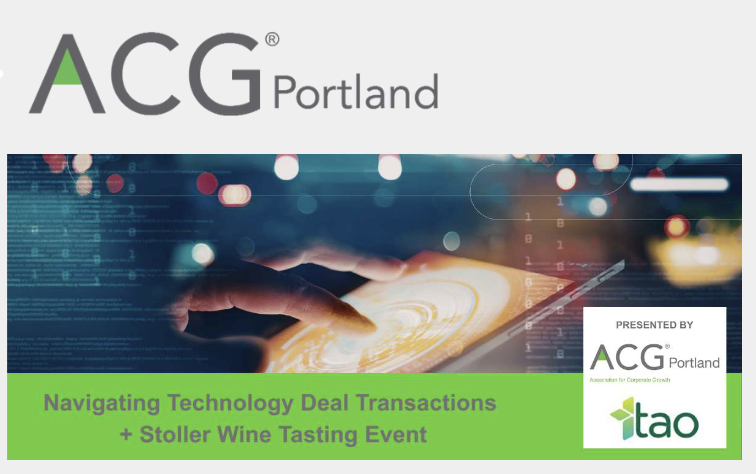 Navigating Technology Deal Transactions & Stoller Wine Tasting