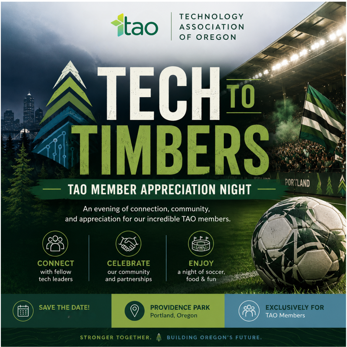 Tech to Timbers: TAO Member Appreciation Night