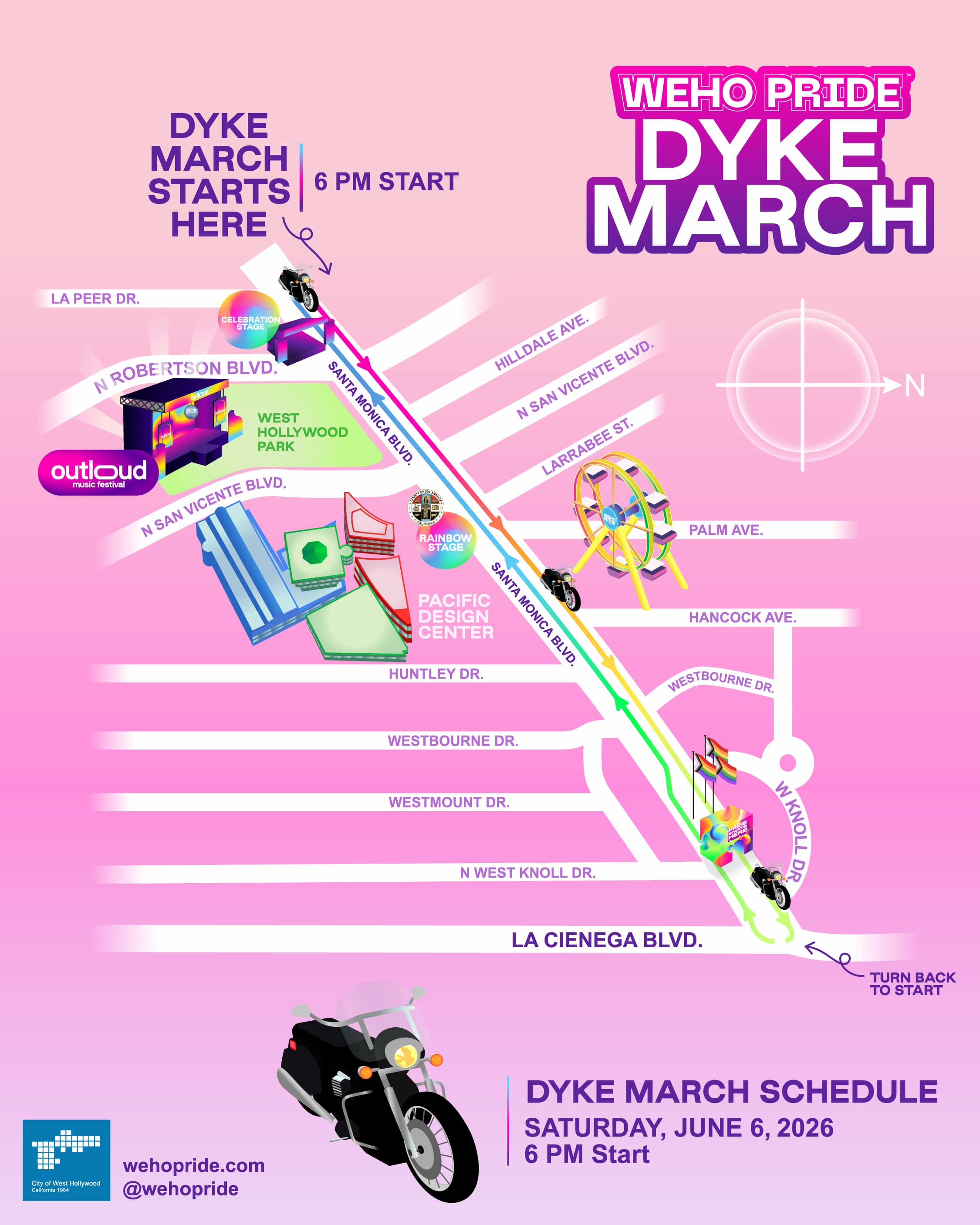 Dyke March Route