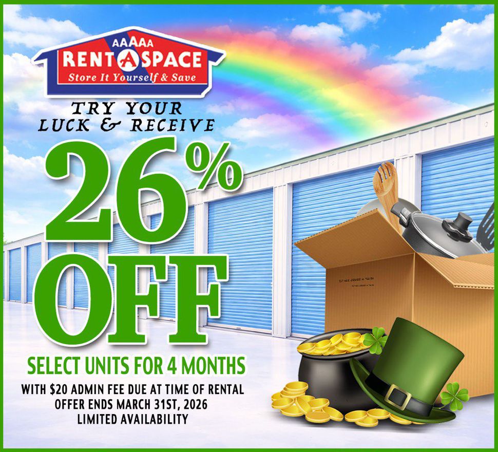 26% off for 4 months on select units