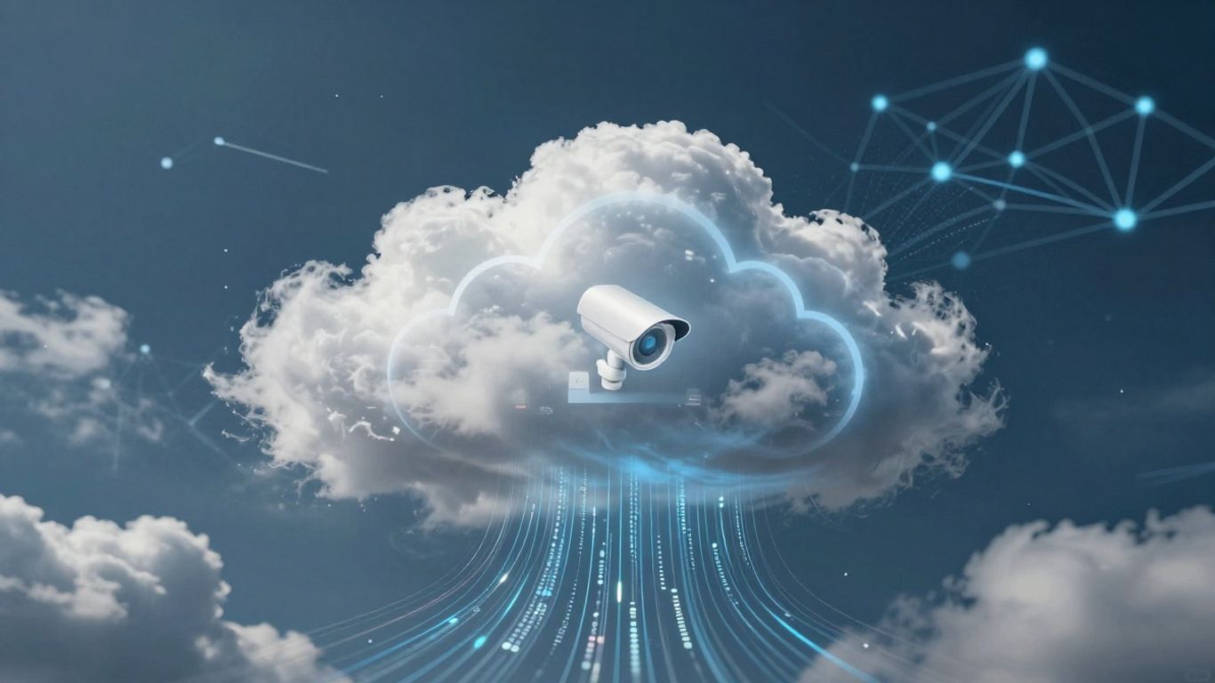 Cloud video surveillance with AI and data streams.