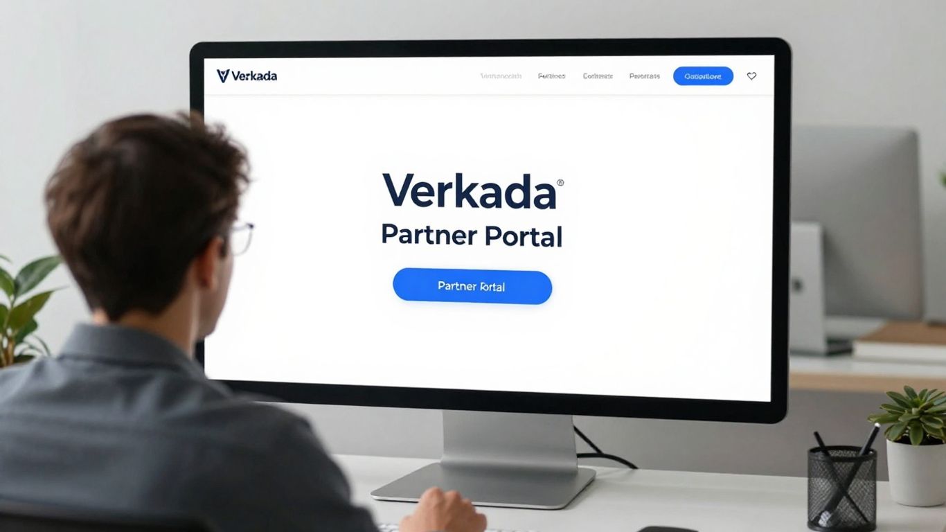 Verkada Partner Portal interface on a screen.