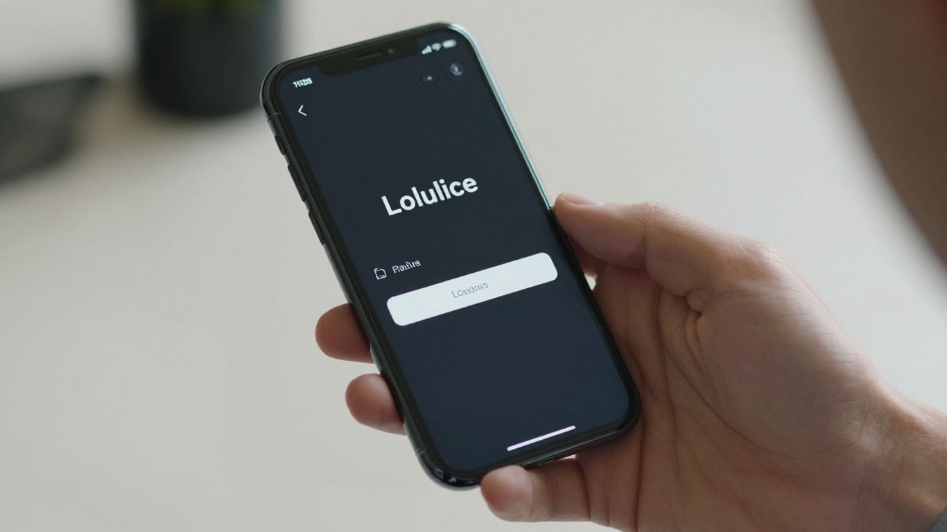 Person using smartphone for Avigilon login