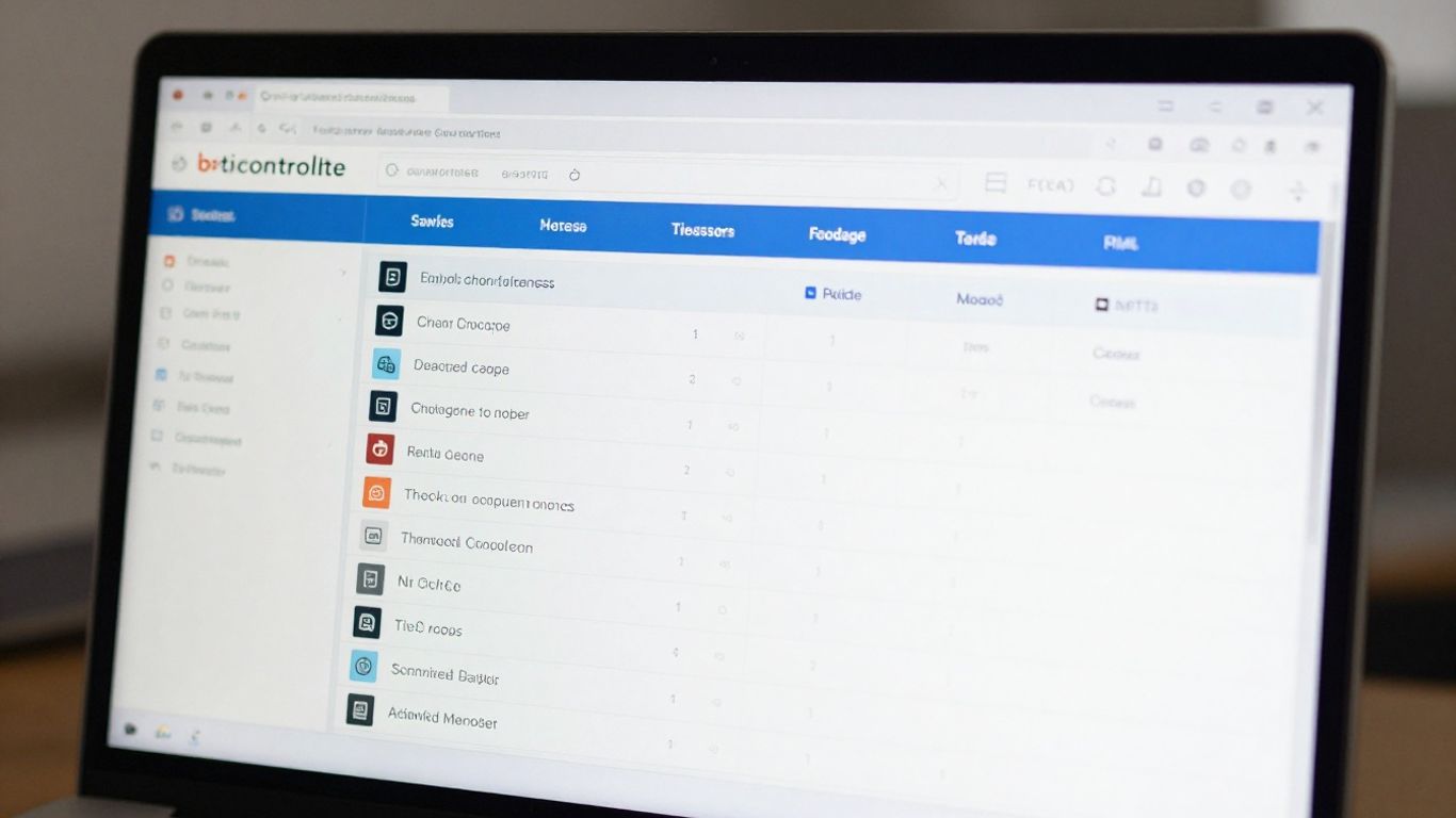 Ubiquiti UniFi Controller login screen on a monitor.