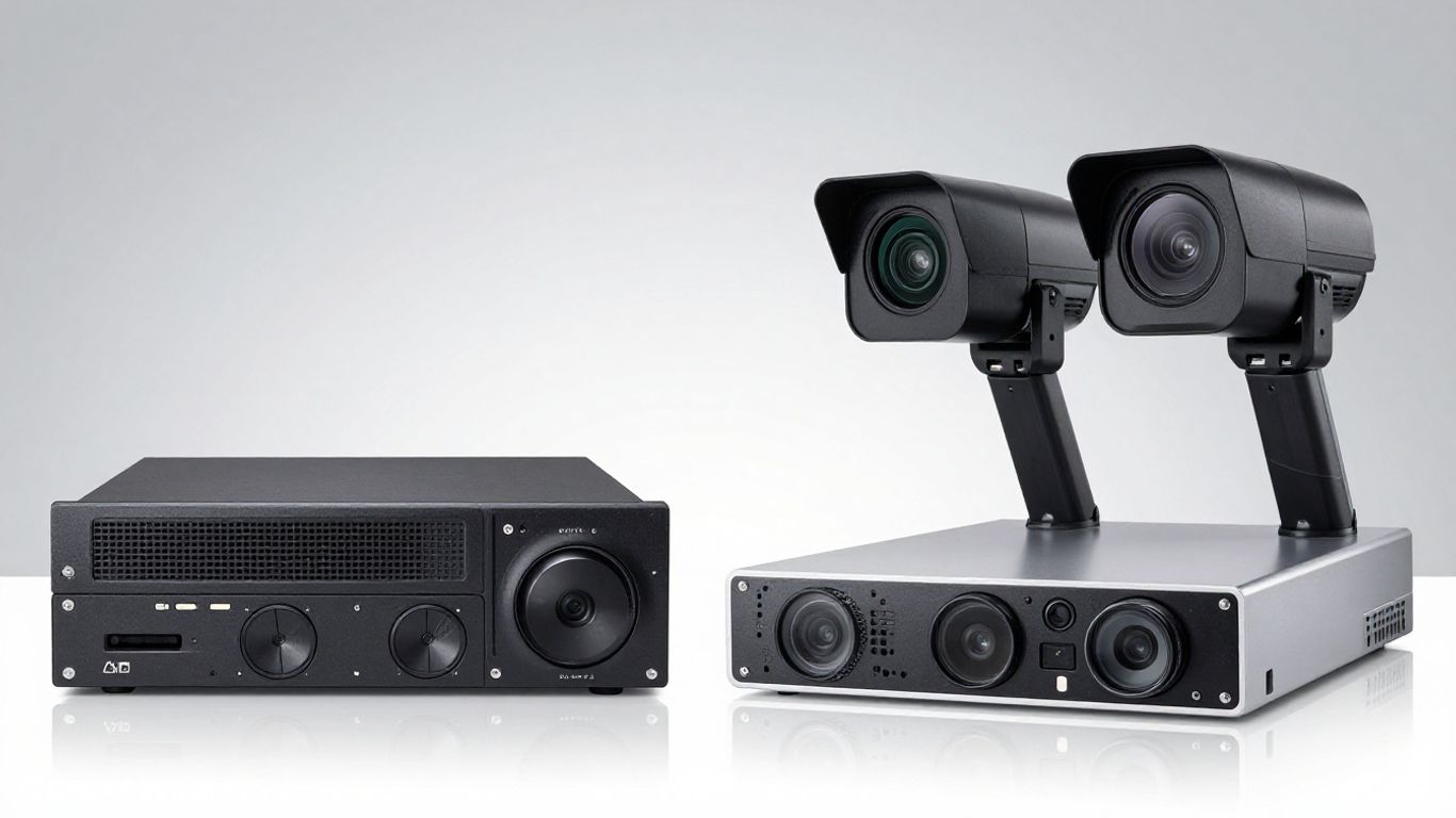 DVR and NVR surveillance systems comparison.