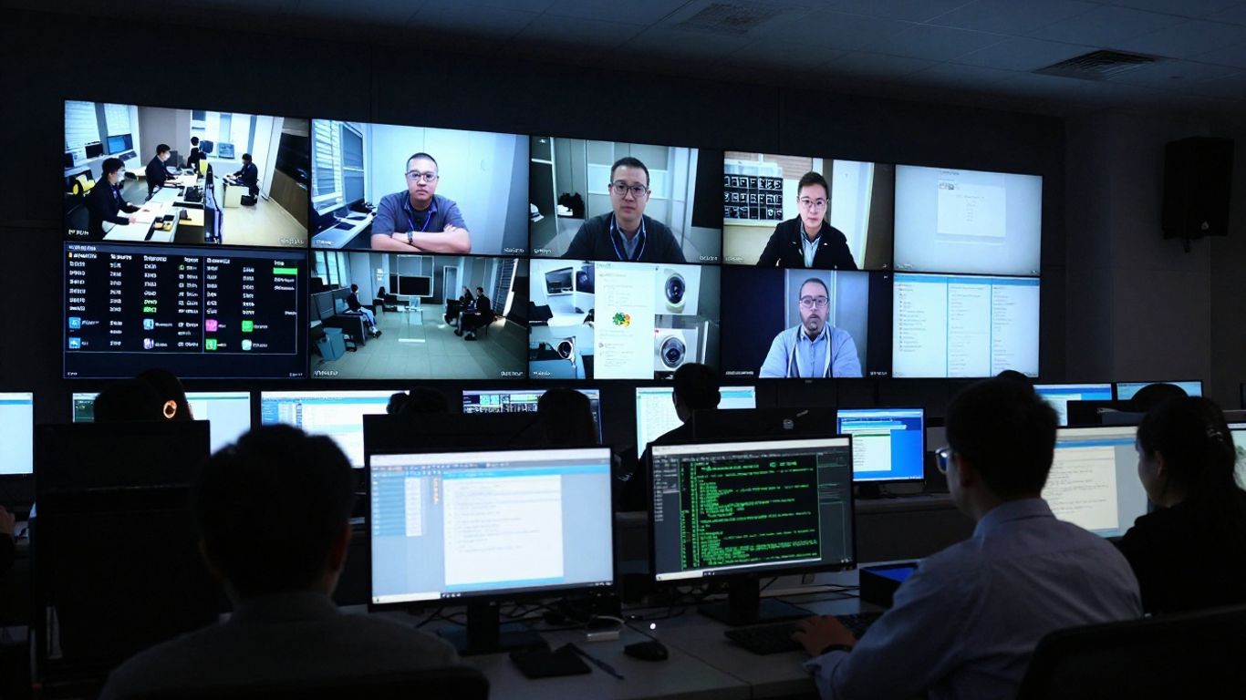 Genetec Omnicast IP video surveillance screens