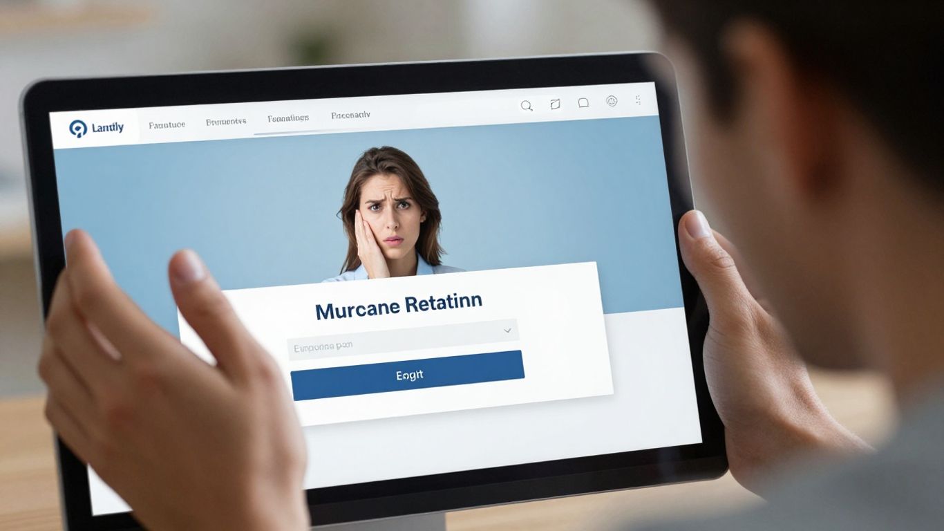 Person struggling with Verkada login on a computer screen.