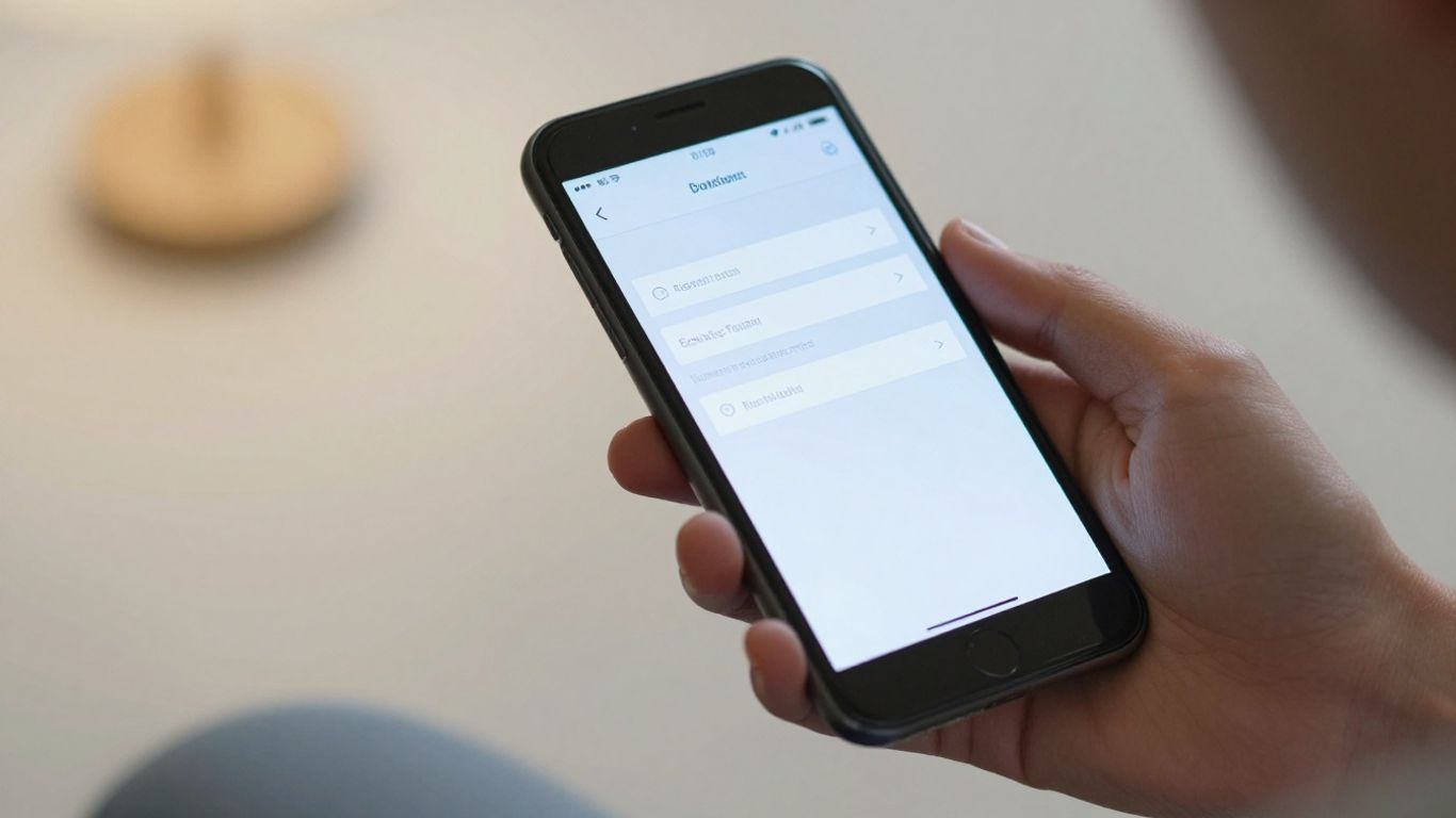 Avigilon login screen on a smartphone.