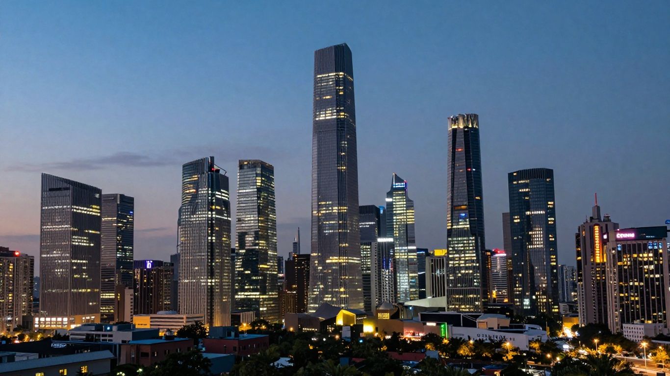 USA IT companies ranking cityscape