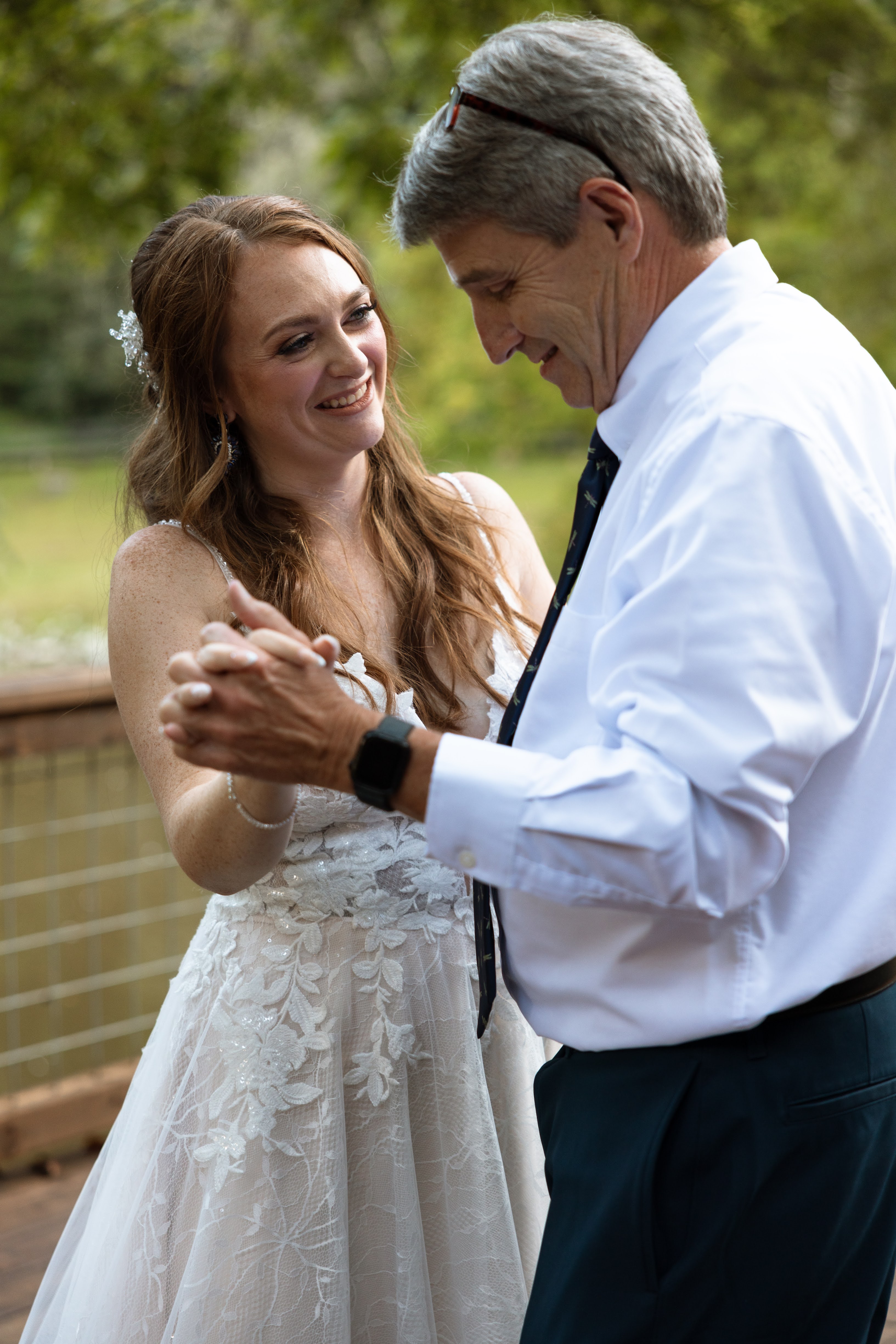 North Georgia farm wedding venue couple standing in farm pasture