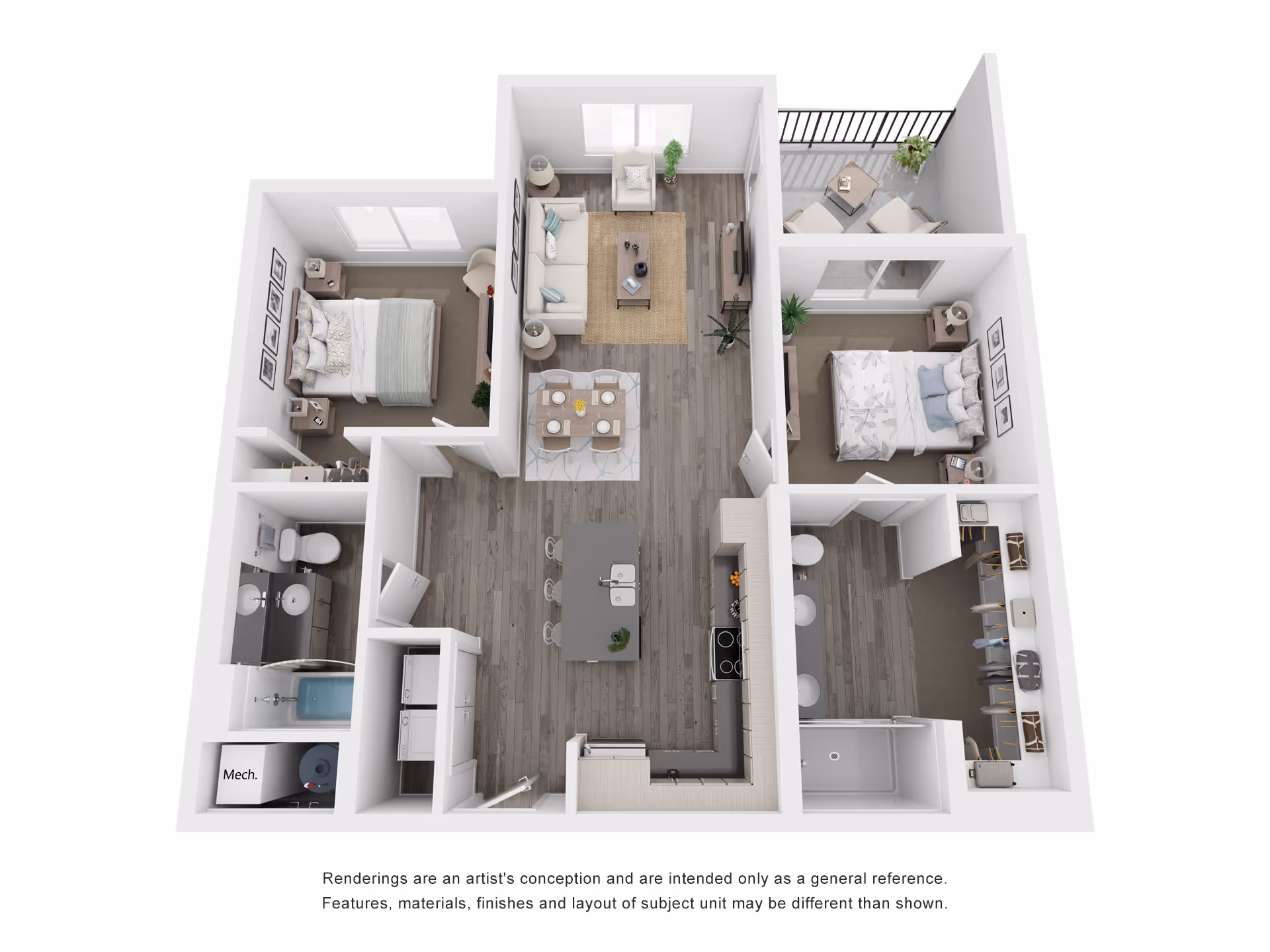 Cascade A floor plan layout
