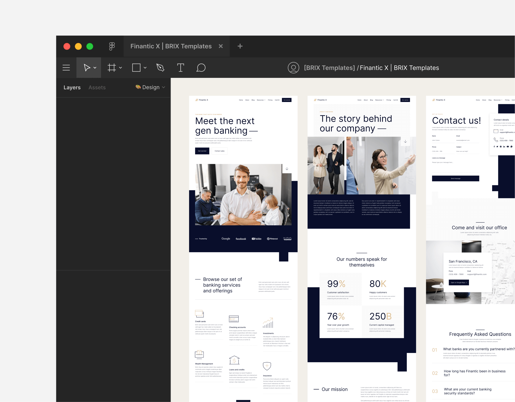 Finantic X - Figma File Included - Modern Bank Webflow Template