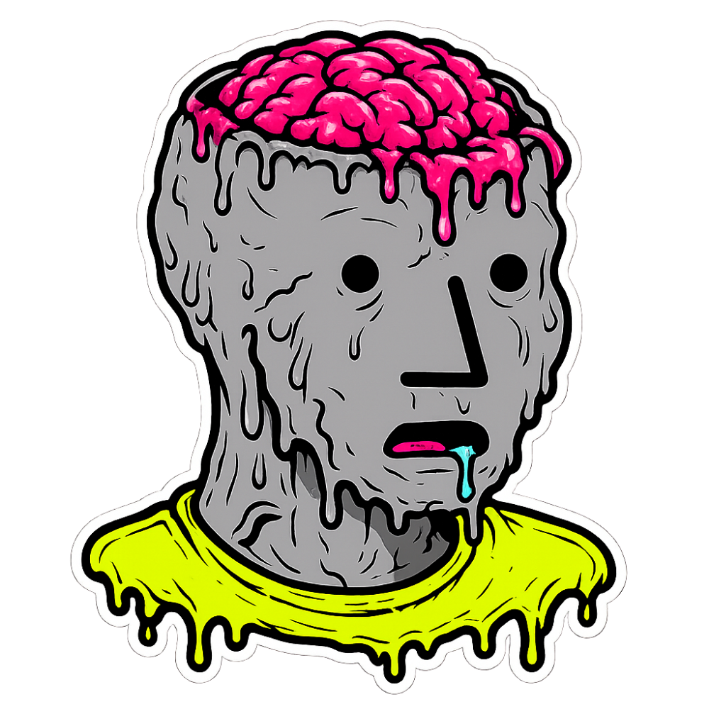 I Support the Current Thing NPC Sticker 2.48″ × 3″