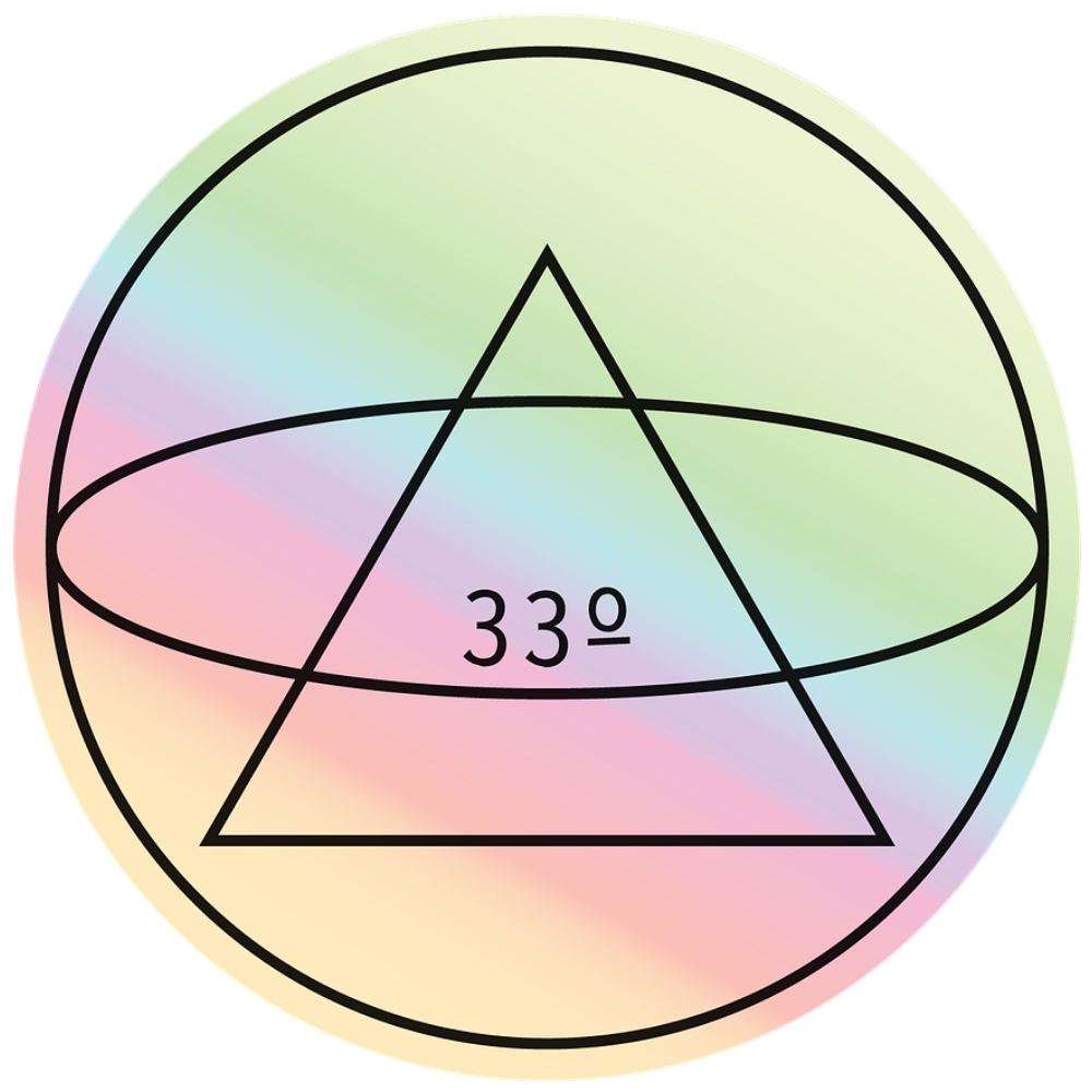 The Awakened Podcast Holographic Sticker 3″ × 3″