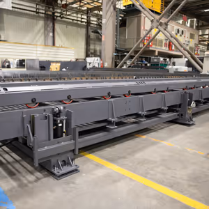 Heavy-duty laser cutter table for automation